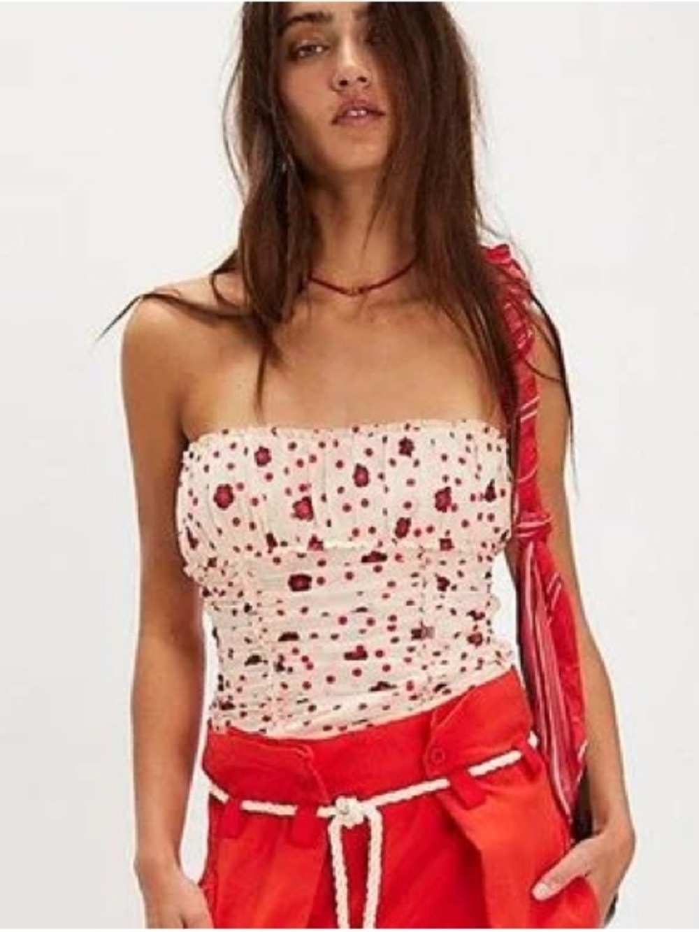 Free people Scottie printed tube top
